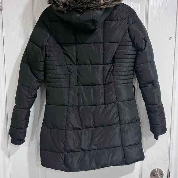 Women’s puffer fur jacket size Large - Picture 3 of 5